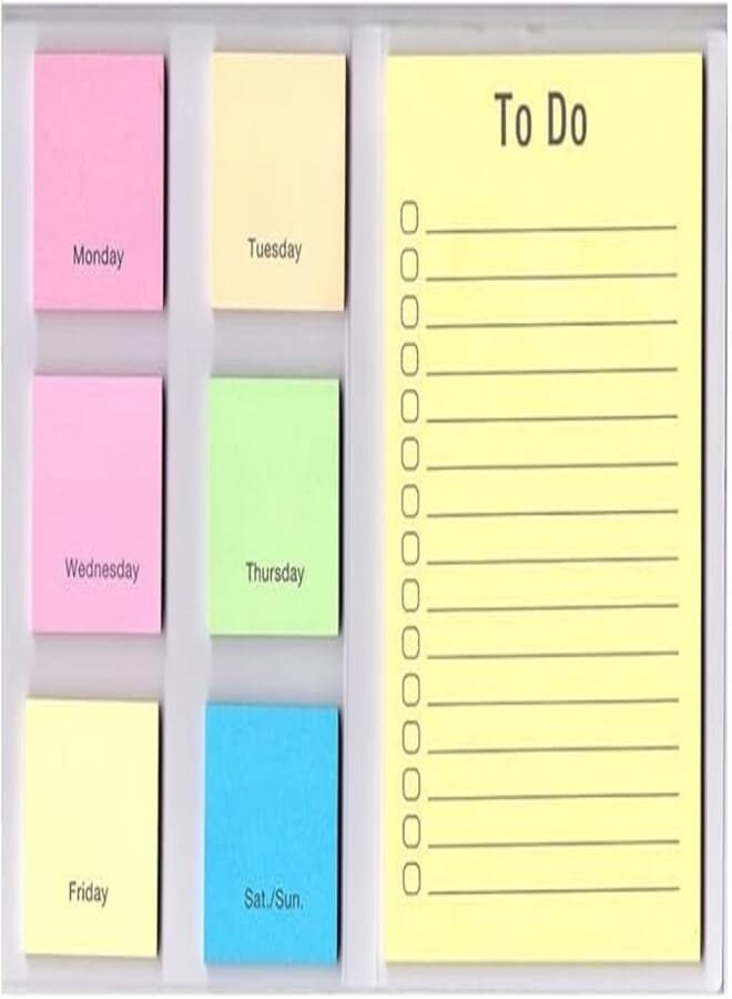 Eagle TYSN1611 Sticky Notes Set and To Do List